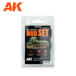 AK14033 Liquid Pigment - Mud Enamel Set