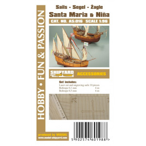 Santa Maria And Niña - Sails