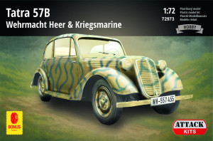 Tatra 57B - Wehrmacht / Heer & Kriegsmarine (resin det. , PE parts)