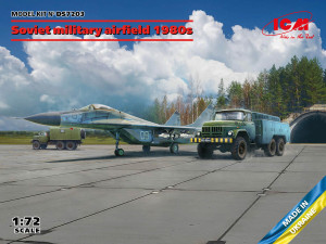 Soviet military airfield 1980s (Mikoyan-29 “9-13”, APA-50M (ZiL-131), ZiL-131 Command Vehicle and Soviet PAG-14 Airfield Plates)
