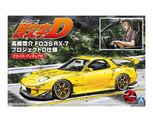 Takahashi Keisuke FD3S RX-7 (Project D Ver.) with Figure