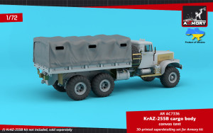 KrAZ-255B Cargo Body Canvas Tent