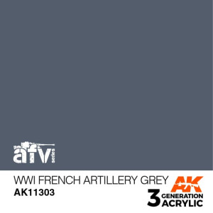 AK 11303 WWI French Artillery Grey