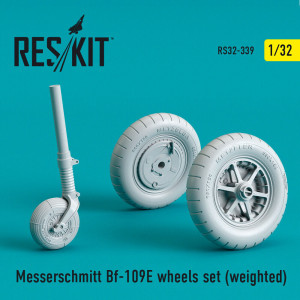 Bf-109E wheels set (weighted)