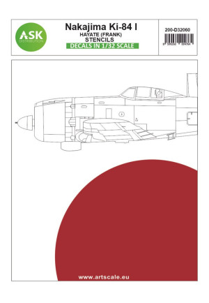 Nakajima Ki-84 Hayate (Frank) - STENCILS - Imperial Japanese Army Air Force