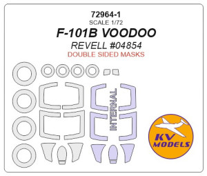 F-101B VOODOO (REVELL) - (double sided) + wheels masks