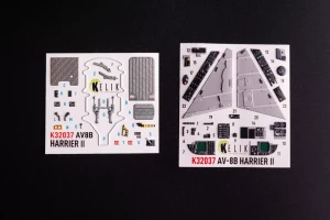 McDonnell Douglas AV-8 Harrier - Interior 3D Decals (for Trumpeter Kits)