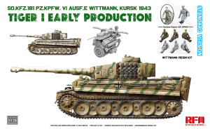 Sd.Kfz.181 Tiger I Early Production Kursk 1943 with Wittmann (Resin figure) Standard Version