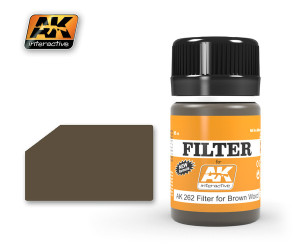 AK 262 Filter For Brown Wood,35ML