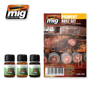 A.MIG 7400 Pigment Rust Set - Super Fine Pigments