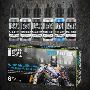 Metalic Paint Set - Silver