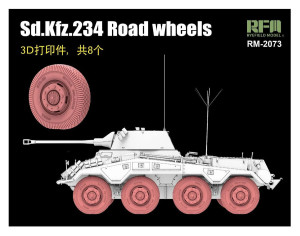 Sd.Kfz. 234 Road Wheels 3D Printed (8pcs)