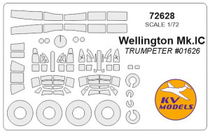 Wellington Mk.IC (TRUMPETER) + wheels masks