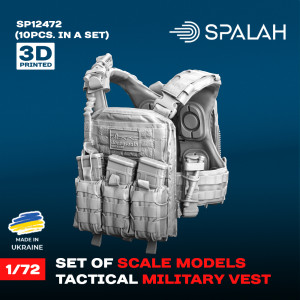 Tactical Military Vest (10 pcs / 3D-Printed)