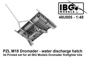 PZL M18 Dromader - Water Discharge Hatch (for IBG Kits / 3D-Printed)