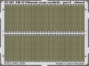 CH-47 Chinook cargo seatbelts 1/35 TRUMPETER