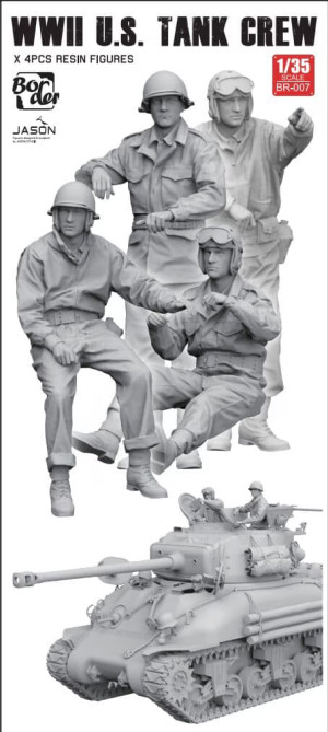US WWII Tank Crew (4 figures)