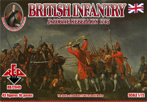 Jacobite Rebellion. British Infantry 1745