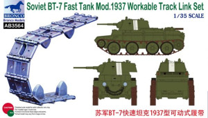 Soviet BT-7 Fast Tank Mod.1937 Workable Track Link Set