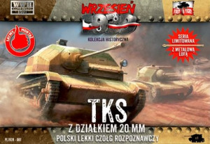 TKS z działkiem 20mm - seria limitowana z metalową lufą