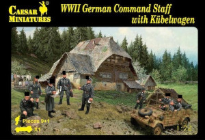 WW2 German Command Staff w/Kübelwagen