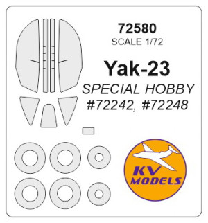 Yak-23 (Special Hobby) + wheels masks