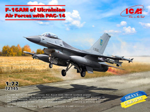 Generel Dynamics F-16AM of Ukrainian Air Forces with PAG-14