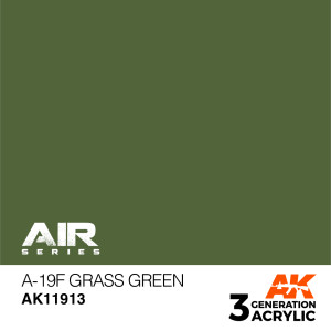 AK 11913 A-19f Grass Green
