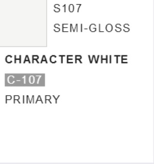 S107 Character White - (Semi Gloss) Spray