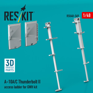 Fairchild A-10 A/C Thunderbolt II - Access Ladder (3D-Printed / for GWH Kits)