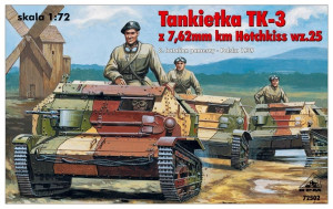 Tankietka TK-3 z 7.62 Hotchkis wz.25 (8.Batalion Pancerny, Polska 1939)