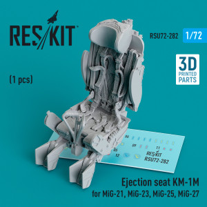 Ejection Seat KM-1M For MiG-21, MiG-23, MiG-25, MiG-27 (1pc) (3D Printed)