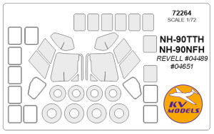 NH-90TTH / NH-90NFH (REVELL) + wheels masks