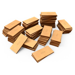 MDF Rectangular Base 30 x 60 mm (100 pcs)