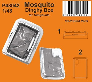 de Havilland Mosquito - 3D-Printed Dinghy Box (for Tamiya Kits)