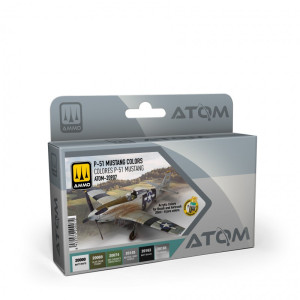ATOM-20907 P-51 Mustang Colors Set
