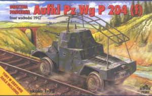 Aufkl.Pz.Wg P 204 (f) French WWII Armored Car - armoured trolley version