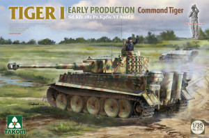 Tiger I Early Production Command Tiger Sd.Kfz.181 Pz.Kpfw.VI Ausf.E (With Michael Wittmann Figure)