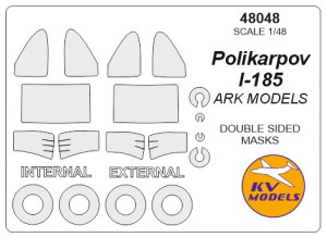 Polikarpov I-185 (Ark Models) - (Double sided) + wheels masks