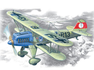 Heinkel He 51A-1 German Fighter Biplane