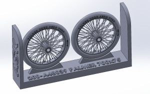 Palmer 700x85 Spoked Wheels, UK WWI, For Sopwith Camel, Sopwith Pup, Sopwith Snipe