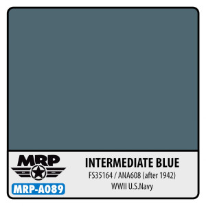MRP-A089 Intermediate Blue FS35164 / ANA608 (After 1942) - WWII U.S. Navy