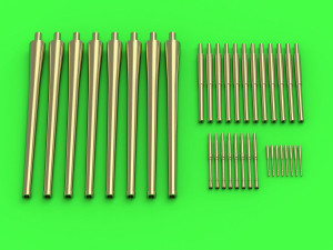Uzbrojenie R.N. Zara – lufy 203mm (8 szt.), 100mm (12 szt.), 37mm (8 szt.), 13,2mm (8 szt.) (do modelu Trumpetera)