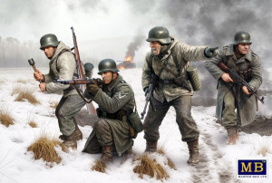 German Infantry - Bastogne 1944 (4 Figures)