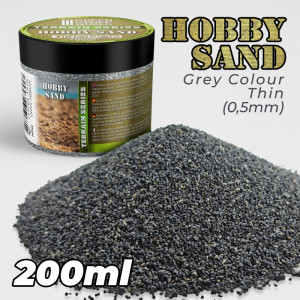 Thin Hobby Sand - Dark Grey (Thin)