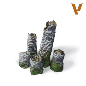 Broken Palm Trunks (5pcs)