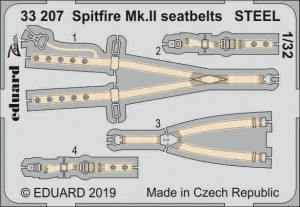 Spitfire Mk.II seatbelts STEEL REVELL