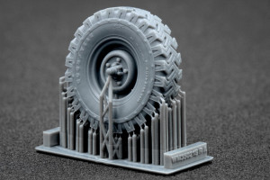 Land Rover 88 7.5 big - Weighted Wheel Set (for AK-Interactive Kits)