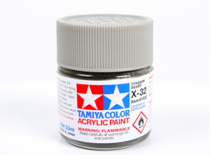 Acryl 23ml X-32 Titanium Silver Gloss
