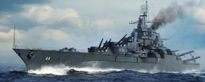 USS California BB44 Battleship 1945